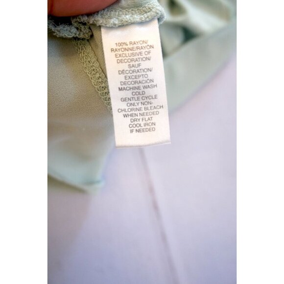 Ann Taylor LOFT Light Green Tank Top - Size L - Picture 4 of 6